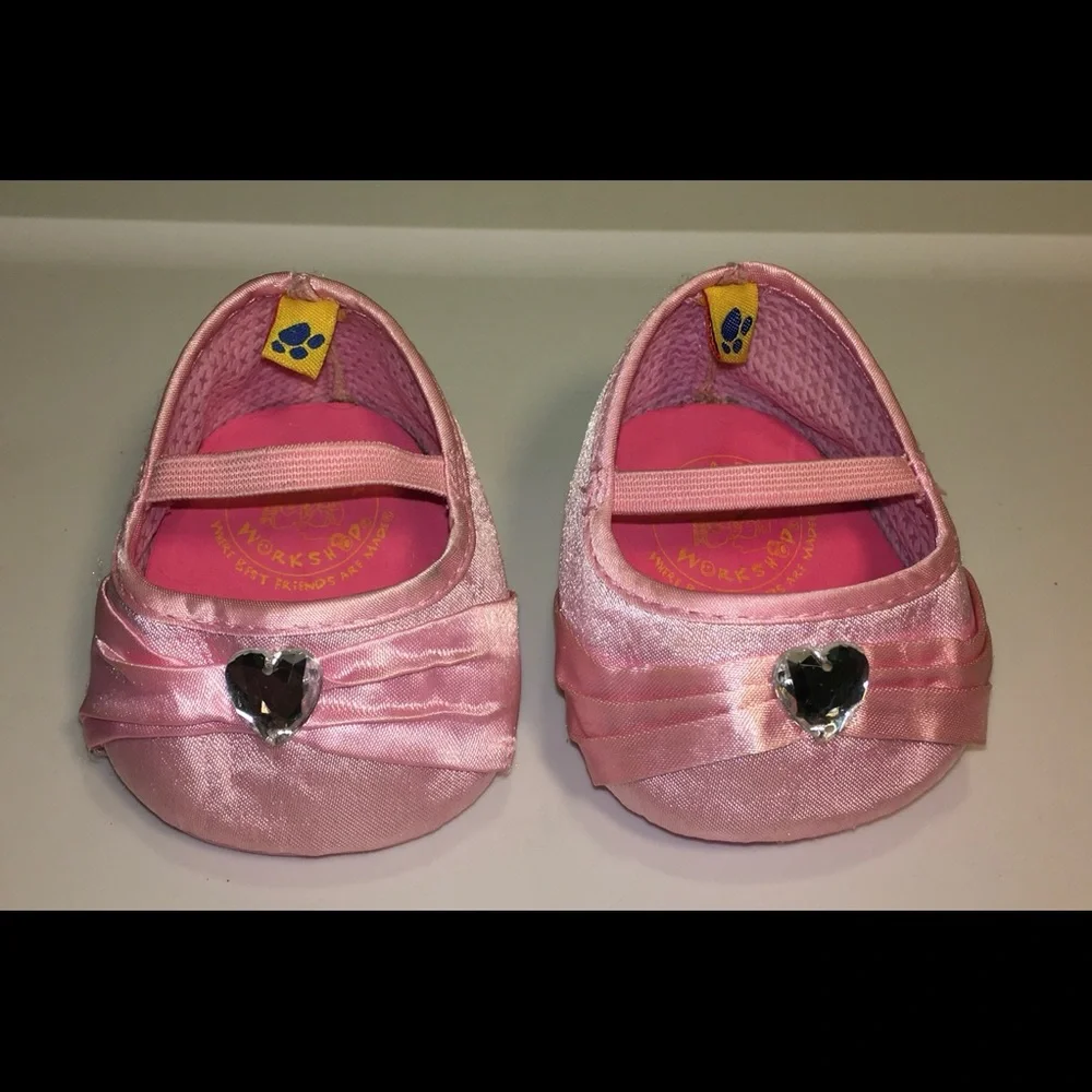 Build A Bear Pink High Heeled Doll Shoes - Picture 2 of 12